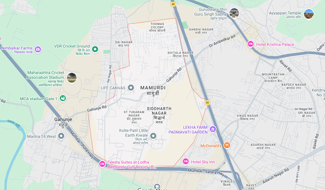 Location Map - Goyal Codename Roots, Mamurdi